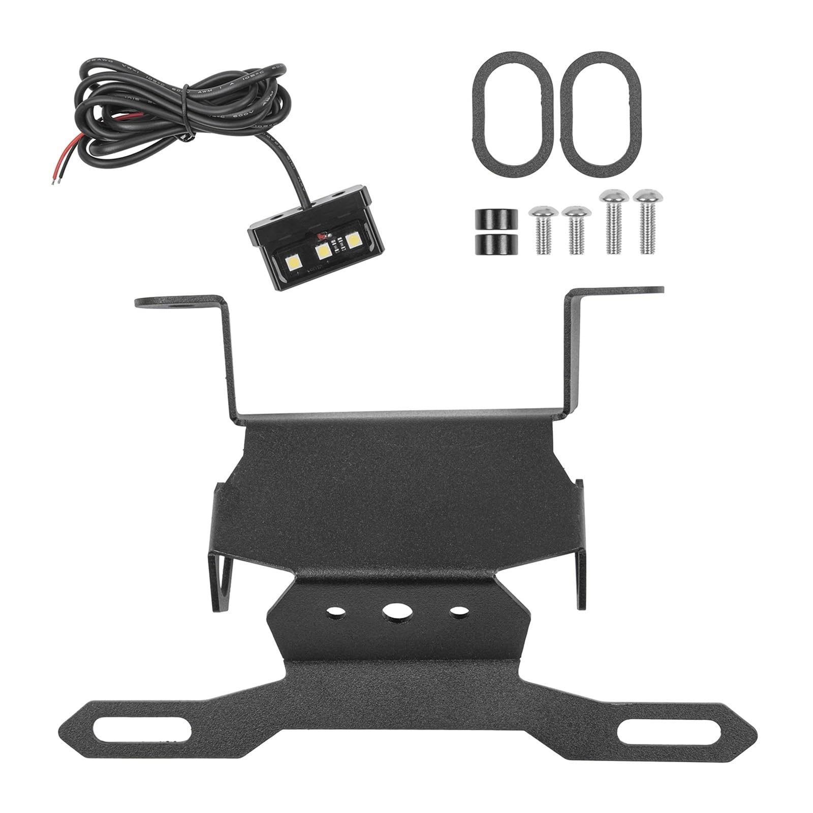 EASDTG Moto Rahmen Halter Für CB125R Für CB150R Für CB250R Für CB300R 2018-2021 Motorrad-Kotflügel-Entfernungskit Heck-Ordnungs-Kennzeichenhalter-Hintere Halterungsmontage von EASDTG
