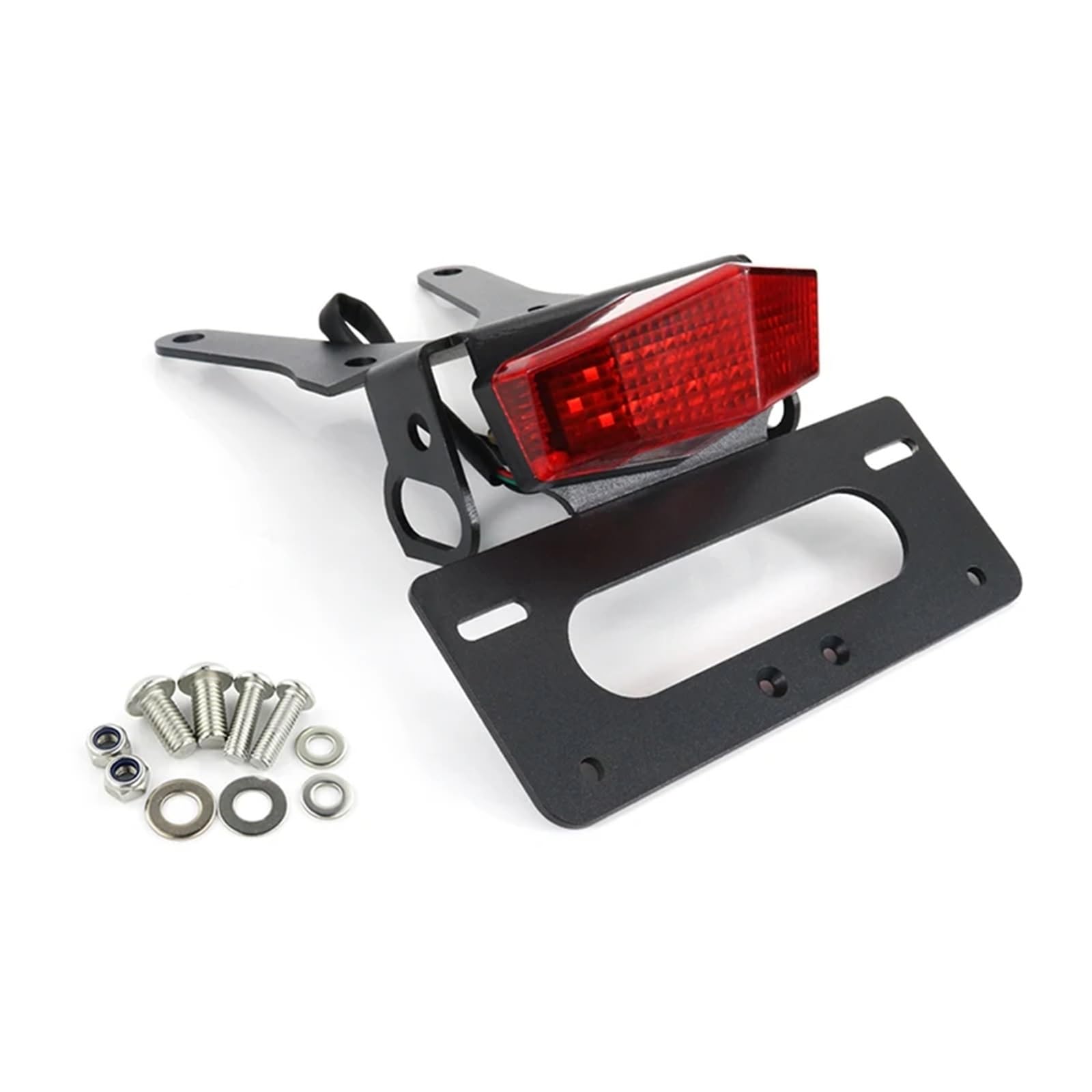 EASDTG Moto Rahmen Halter Für CRF250L Für CRF250M 2013-2022 Für CRF250 Für Rally 2017-2022 Motorrad Tail Tidy Kennzeichenhalter Mit Licht Fender Eliminieren von EASDTG