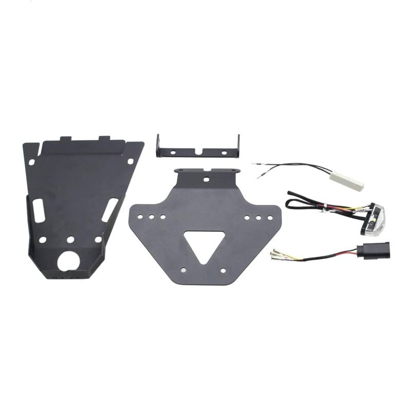 EASDTG Moto Rahmen Halter Für R Für Nine Für T Für Scrambler Für Urban Für Pure 2014-2021 Motorrad-Kennzeichenhalterhalterung Hinten Für Heckklappe Kotflügel Entfernen von EASDTG