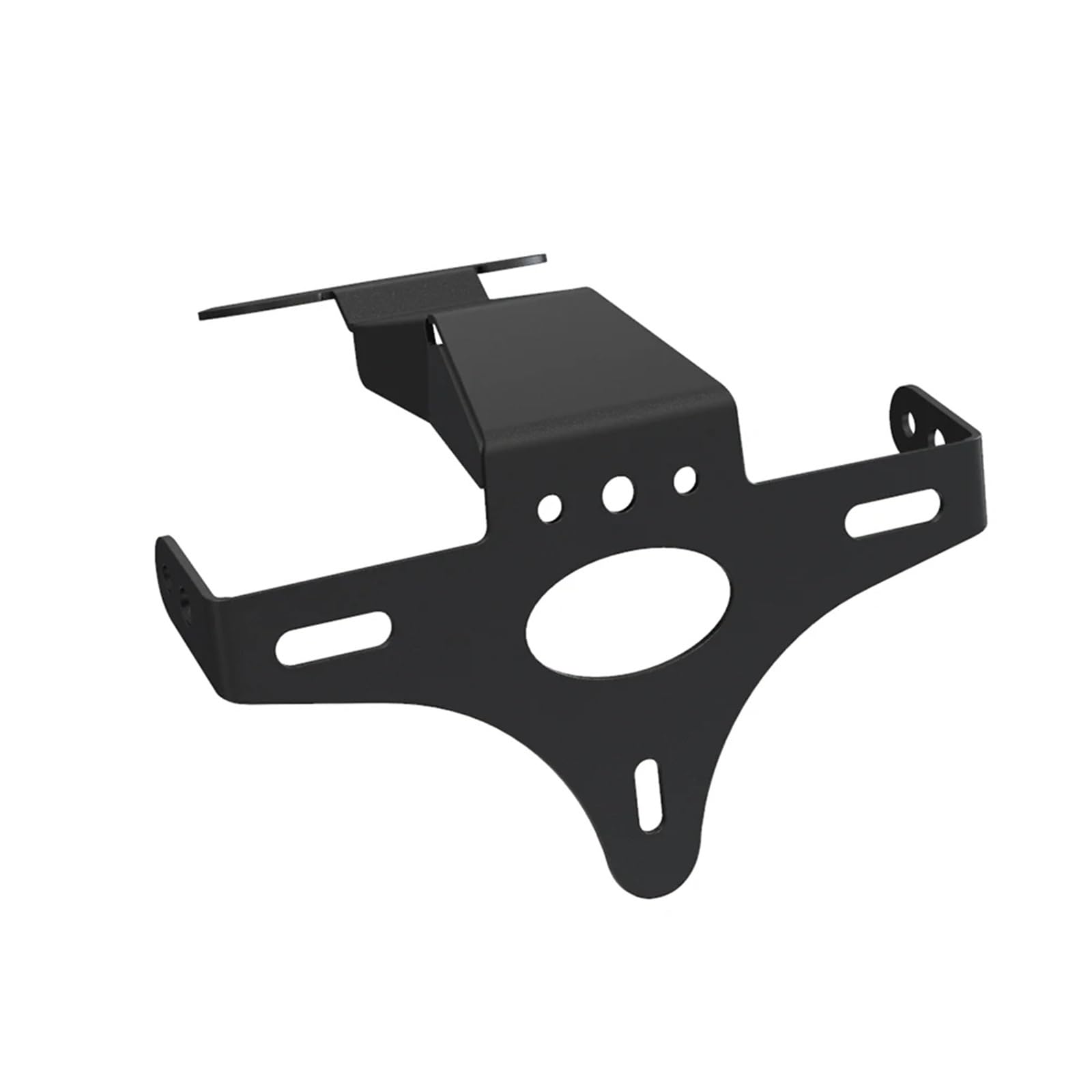 EASDTG Moto Rahmen Halter Für Tiger Für Sport 660 2022-2023-2024 Kennzeichenhalter Motorrad Heckfender Entfernen Mit Lichtersatzsatz(Black NO Light b) von EASDTG
