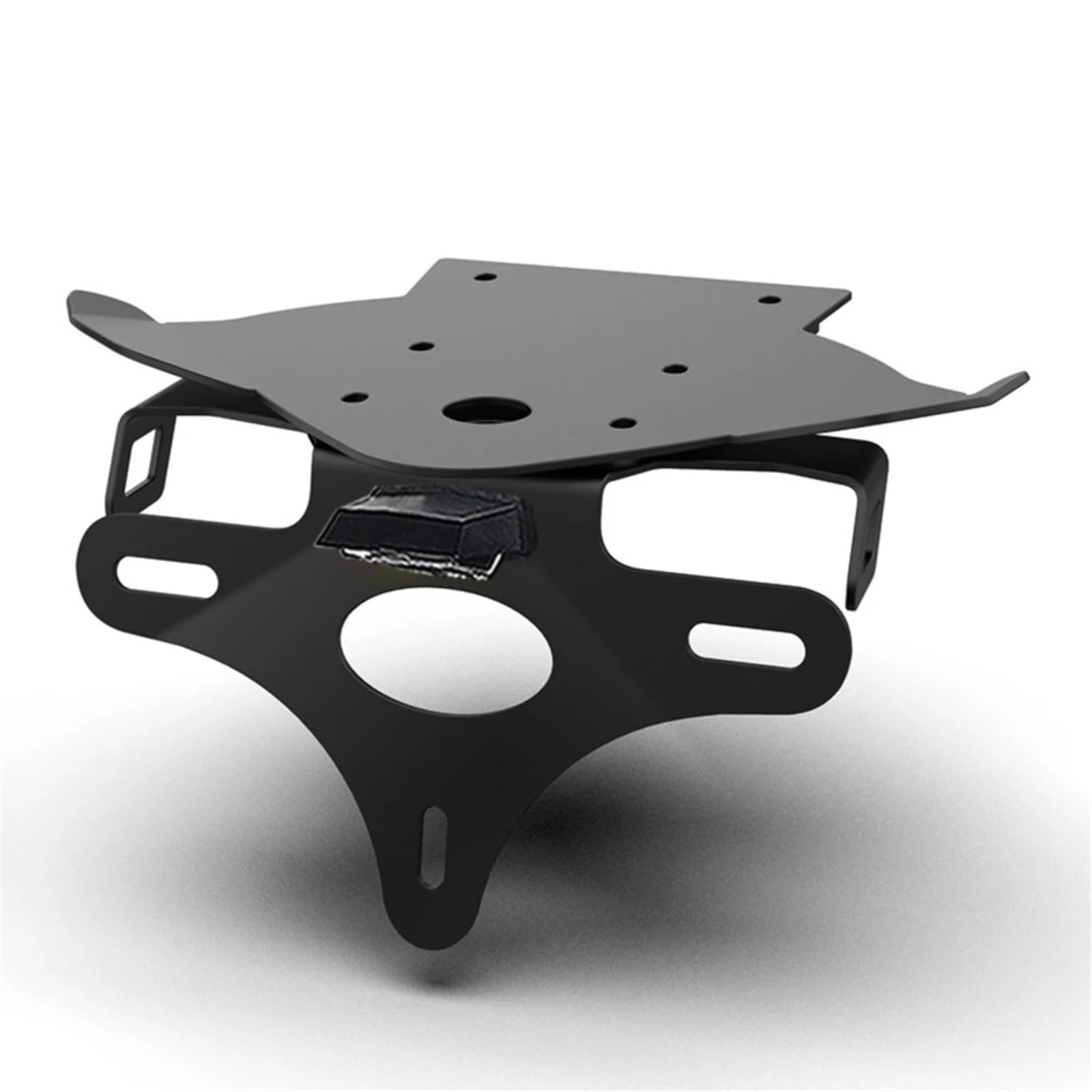EASDTG Moto Rahmen Halter Kompatibel Mit Ducati Für Multistrada 1200 1200S 2010–2014. Motorrad-Kennzeichenhalter, Hinterer Kotflügel, Halterung Beseitigen(with Light) von EASDTG