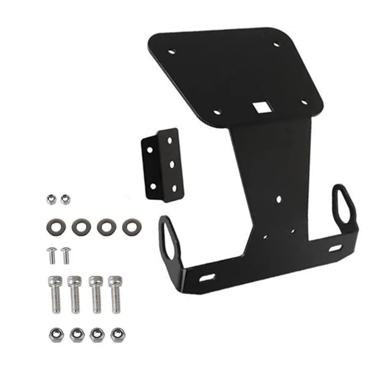 EASDTG Moto Rahmen Halter Kompatibel Mit Yamaha Für MT-03 Für MT-25 Für YZF-R3 2015–2023 Für YZF-R25 2014–2023 Kennzeichenhalter Für Den Hinteren Kotflügel(Without Light) von EASDTG