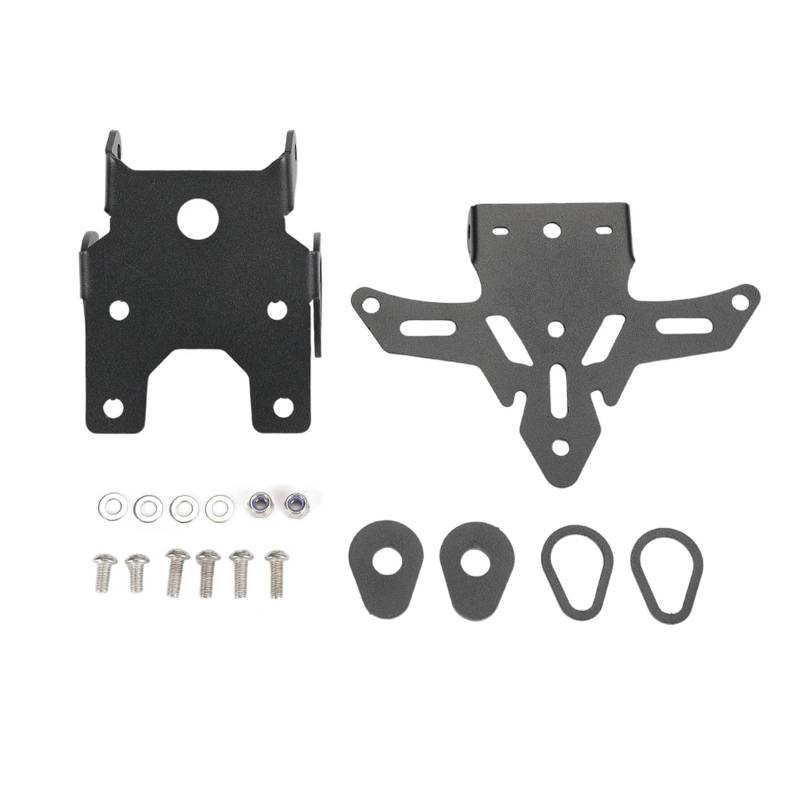 EASDTG Moto Rahmen Halter Kompatibel Mit Yamaha Für XSR155 2019 2020 2021 2022 Kennzeichenhalter Motorrad-Kotflügel-Entfernungsset Mit Leichtem Zubehör von EASDTG
