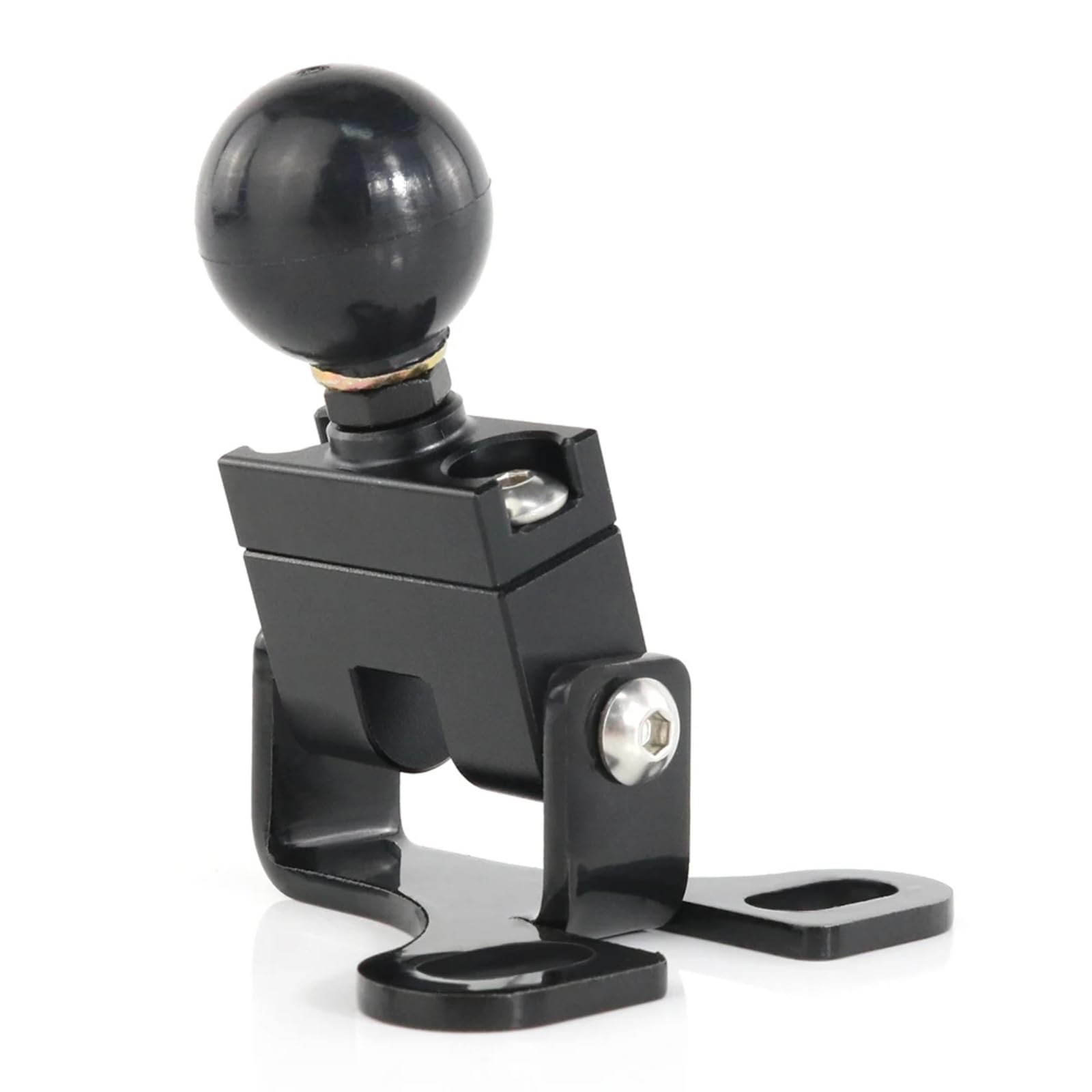 EASDTG Motorrad Navigationshalter Für CB400f 1972 1973 1974 1975 1976 1977 Für CB550 1974 1975 1976 1977 1978 Motorrad-Lenkerklemme GPS-Navigationshalterung(Type F) von EASDTG
