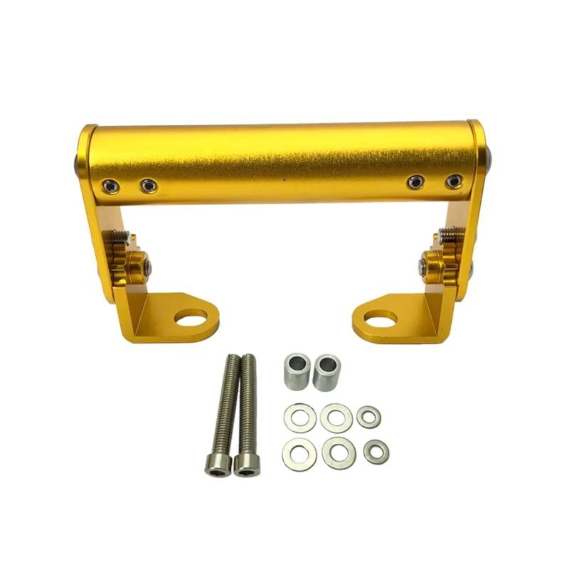 EASDTG Motorrad Navigationshalter Für NC750X Universal Motorrad Telefon Halter Stehen GPS Navigation Platte Halterung Motorrad GPS Navigation Halter(Yellow) von EASDTG