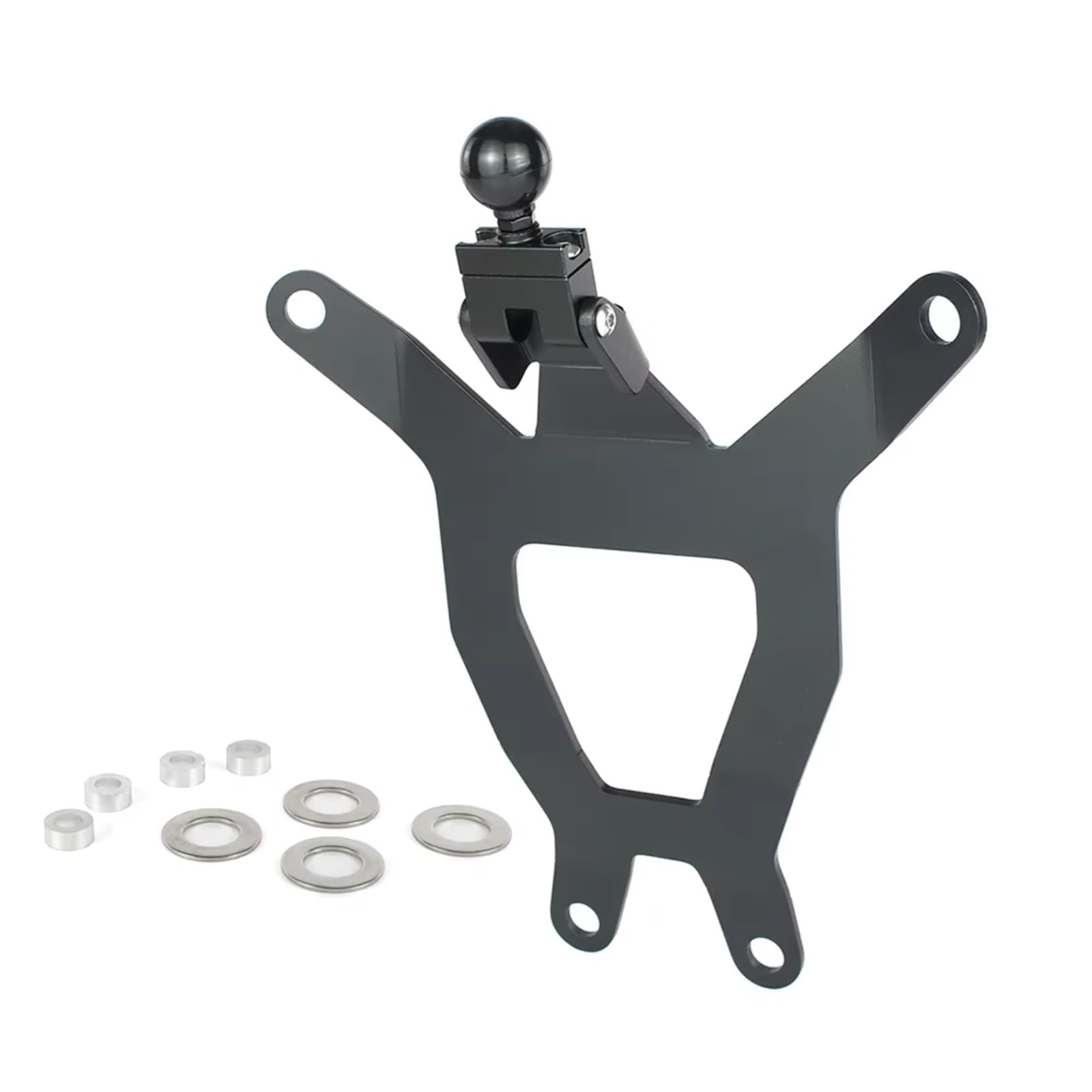 EASDTG Motorrad Navigationshalter Kompatibel Mit Ducati Für Multistrada Für V4 2021 2022 2023 2024 Motorrad-Windschutzscheibenhalterung GPS-Telefonhalter Motorrad-Navigationshalterung(Type F) von EASDTG
