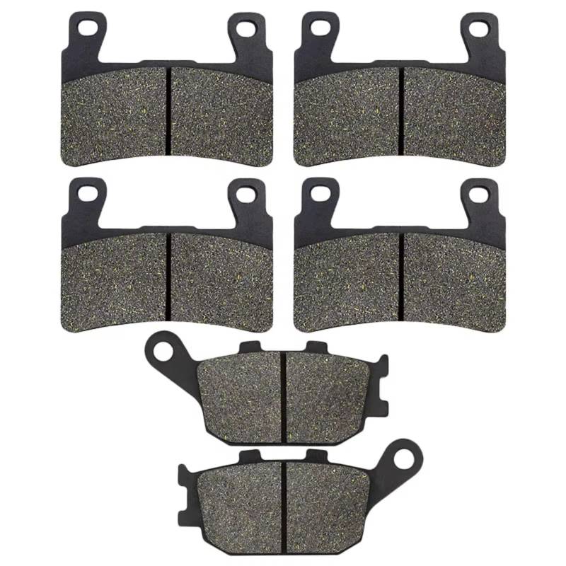 EASDTG Motorradbremsbeläge Für CBR600RR 2003-2004 Für CBR900RR Für Fireblade 1998 1999 2000 2001 2002 2003 Motorrad Vorne Hinten Bremsbeläge(Front and Rear) von EASDTG