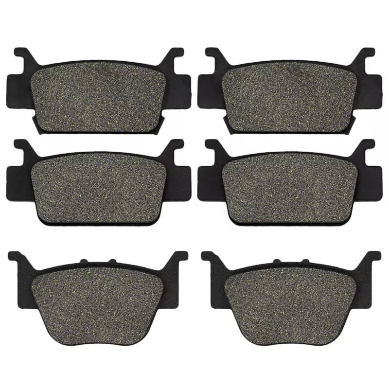 EASDTG Motorradbremsbeläge Für TRX680FA Fourtrax Rincon 4x4 Auto 2006 2007 2008 2009 2010 2011 2012 2013 2014 2015 2016 2017 2018 2019 2020 2021 Motorrad Bremsbelag(Front and Rear) von EASDTG