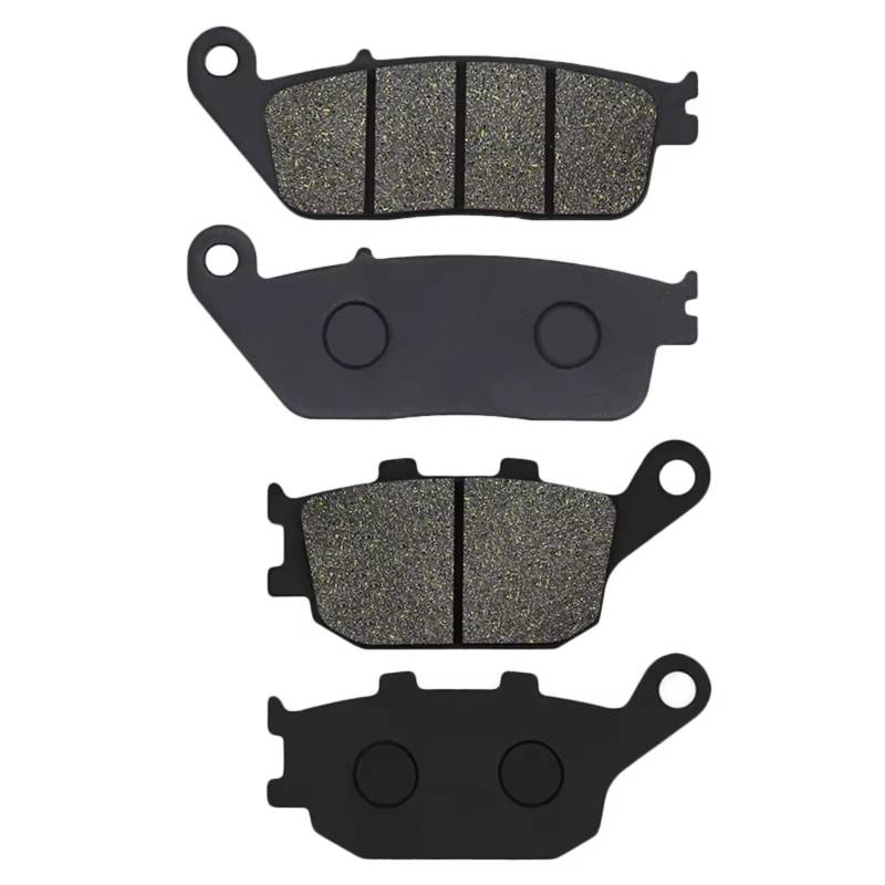 EASDTG Motorradbremsbeläge Für VT1300 CR Für Stateline (Nicht ABS) 2010 2011 2012 2013 2014 2015 Motorrad Teile Vorne Oder Hinten Bremsbeläge Motorrad Bremsbelag(2 Pairs Front) von EASDTG