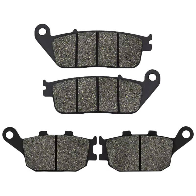 EASDTG Motorradbremsbeläge Für VT1300 CT Für Interstate (Nicht ABS) 2010 2011 2012 2013 2014 2015 Motorradbremsbelag Motorradteile Bremsbeläge Vorne Oder Hinten(Front and Rear) von EASDTG