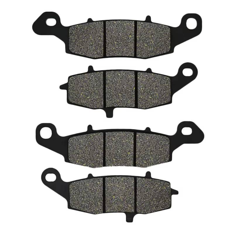 EASDTG Motorradbremsbeläge Für ZR750 H (ZR7-S) 2001 2002 2003 2004 2005 Für VN1600 Nomad 2005 2006 2007 2008 Motorradzubehör Vorne Hinten Bremsbeläge(Front Set) von EASDTG