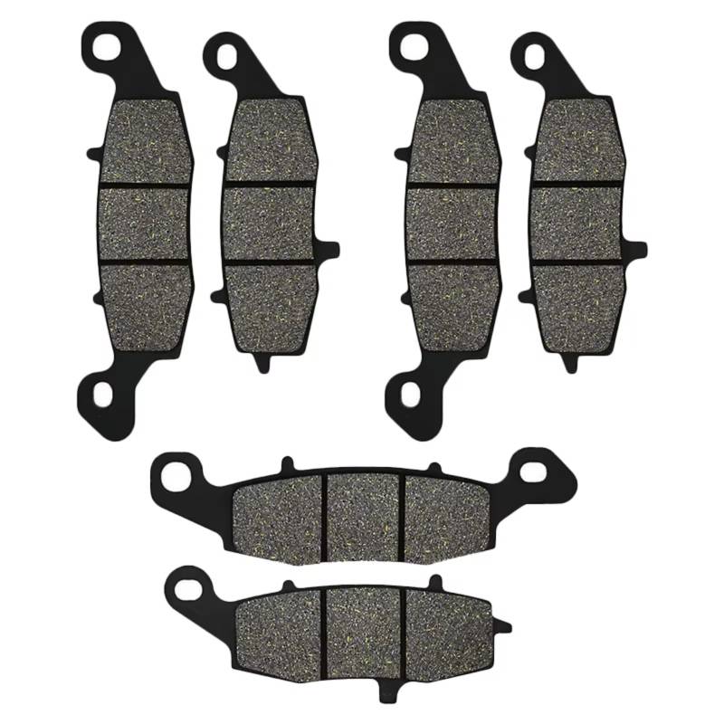 EASDTG Motorradbremsbeläge Für ZR750 H (ZR7-S) 2001 2002 2003 2004 2005 Für VN1600 Nomad 2005 2006 2007 2008 Motorradzubehör Vorne Hinten Bremsbeläge(Front and Rear) von EASDTG