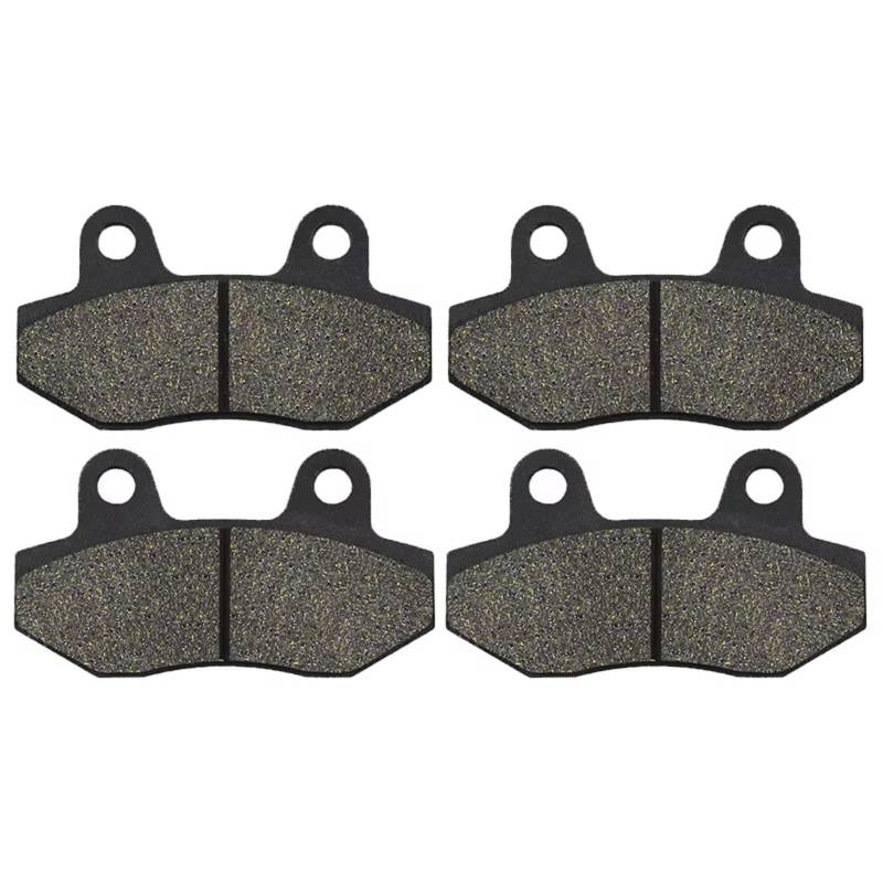 EASDTG Motorradbremsbeläge Kompatibel Mit Hyosung Für GT250R (Vergaser) 2005 2006 2007 Für GT650R 2007–2008 Motorrad Vorne Und Hinten Bremsbeläge Scheiben(2 Pair) von EASDTG