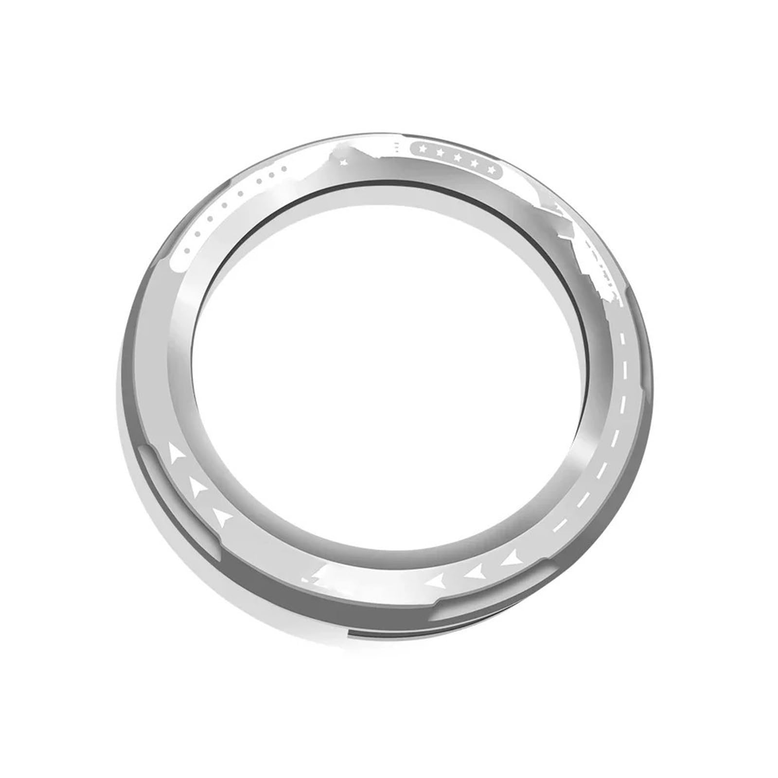 EASDTG Tachometer Gehäuseabdeckung Kompatibel Mit CT125 Motorradzubehör Tachometer Messgerät Ringabdeckung Instrumentenrahmen Motorradzubehör Instrumentenmessgerätabdeckung(Silver) von EASDTG