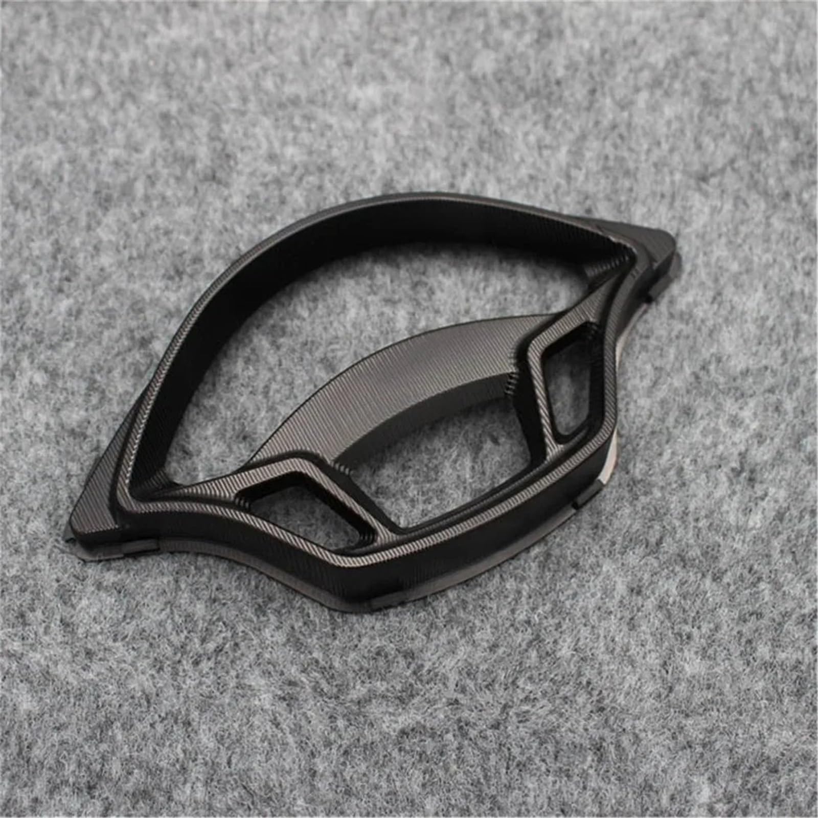 EASDTG Tachometer Gehäuseabdeckung Kompatibel Mit Vespa Für GTS 250 300 Motorrad-Tachometerschutzrahmenabdeckung Instrumentenanzeige Sonnenschutzhalterung Motorradzubehör(Black) von EASDTG