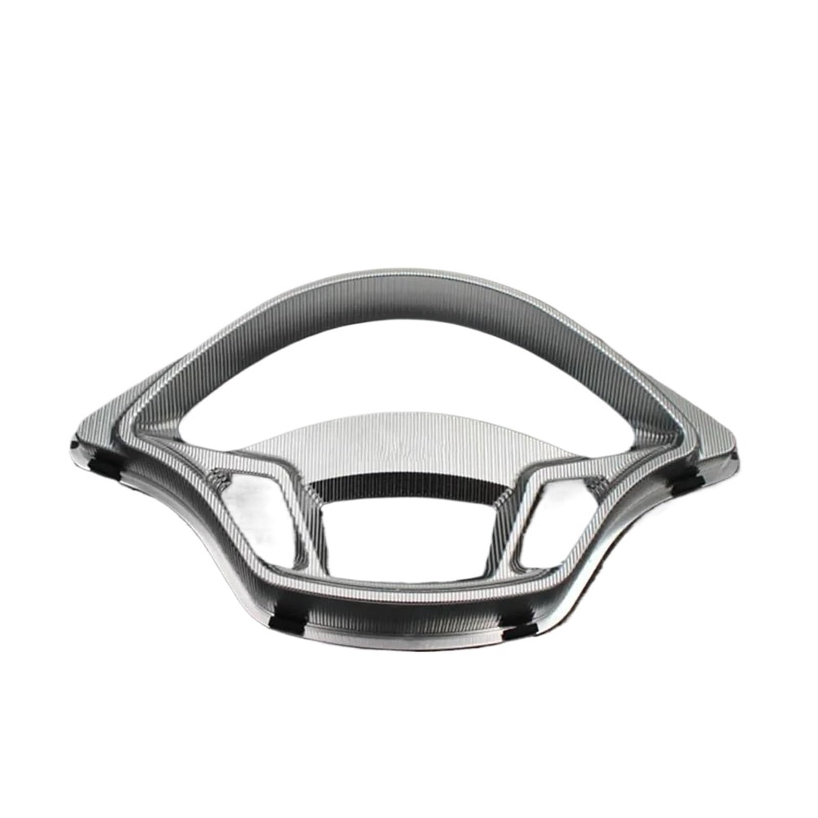 EASDTG Tachometer Gehäuseabdeckung Kompatibel Mit Vespa Für GTS 250 300 Motorrad-Tachometerschutzrahmenabdeckung Instrumentenanzeige Sonnenschutzhalterung Motorradzubehör(Silver) von EASDTG