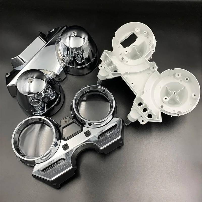 EASDTG Tachometer Gehäuseabdeckung Kompatibel Mit XJR1300 Für XJR400R 2004 2005 2006 2007 2008 Motorrad-Tacho-Messgeräte-Abdeckung Messgeräterahmen-Bildschirmabdeckung Instrumentenschutz(E) von EASDTG