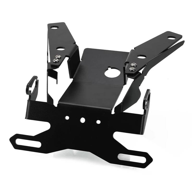 Moto Rahmen Halter Für X-ADV 750 2021 2022 2023 2024 Motorrad Kennzeichen Halter Halterung Fender Eliminieren Ersatz Kit Hinten Halterung Montieren(A Without Light) von EASDTG