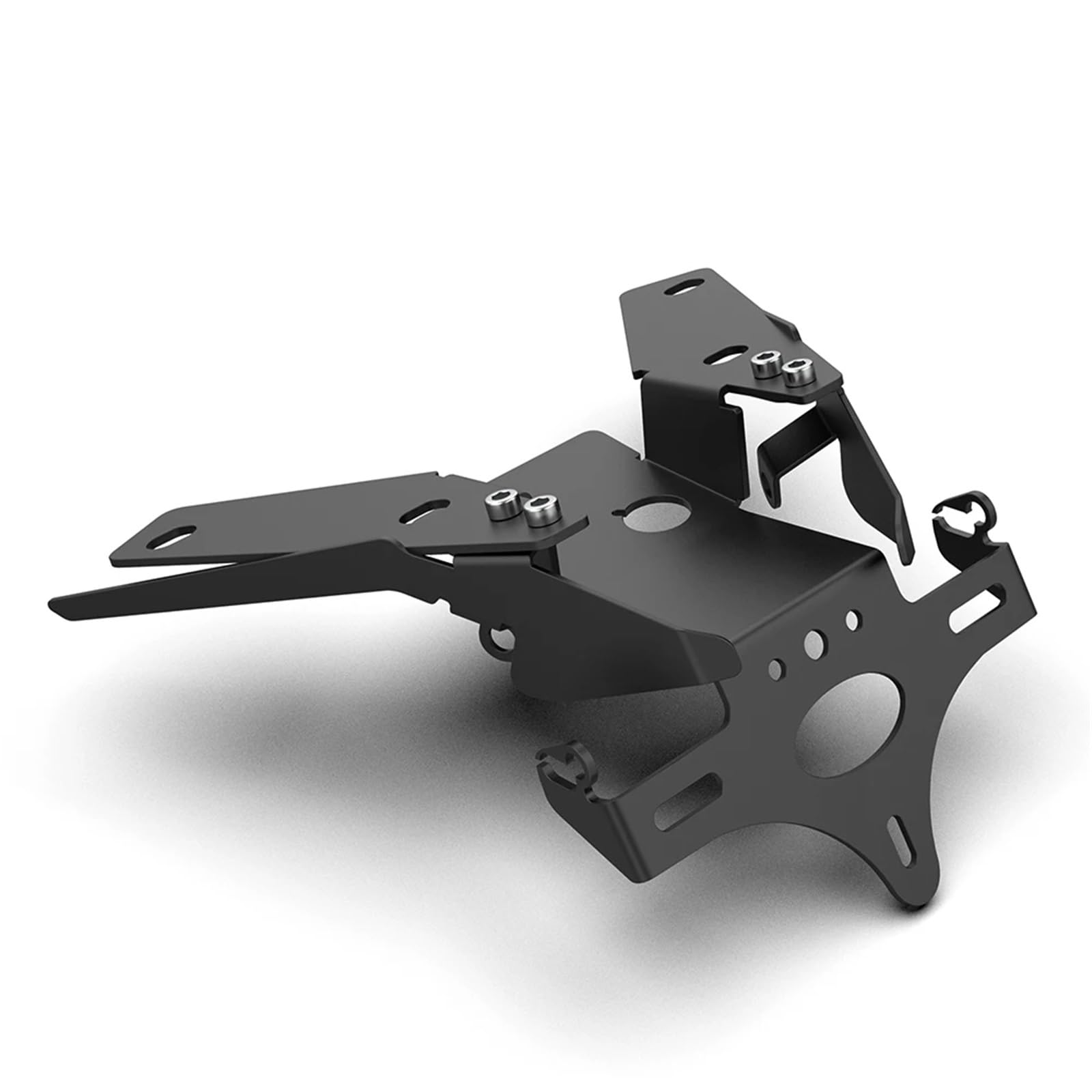 Moto Rahmen Halter Für X-ADV 750 2021 2022 2023 2024 Motorrad Kennzeichen Halter Halterung Fender Eliminieren Ersatz Kit Hinten Halterung Montieren(B Without Light) von EASDTG