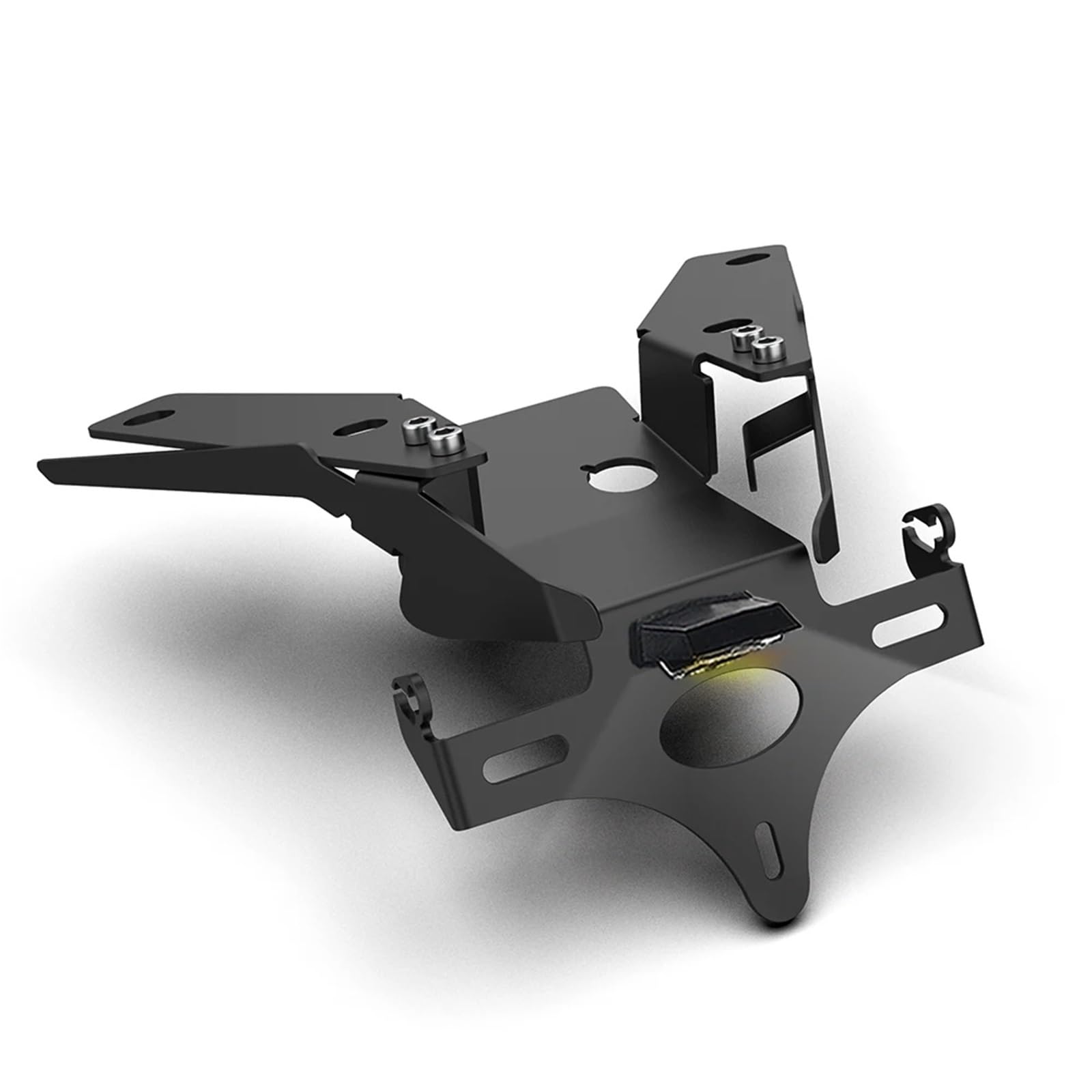 Moto Rahmen Halter Für X-ADV 750 2021 2022 2023 2024 Motorrad Kennzeichen Halter Halterung Fender Eliminieren Ersatz Kit Hinten Halterung Montieren(B with Light) von EASDTG