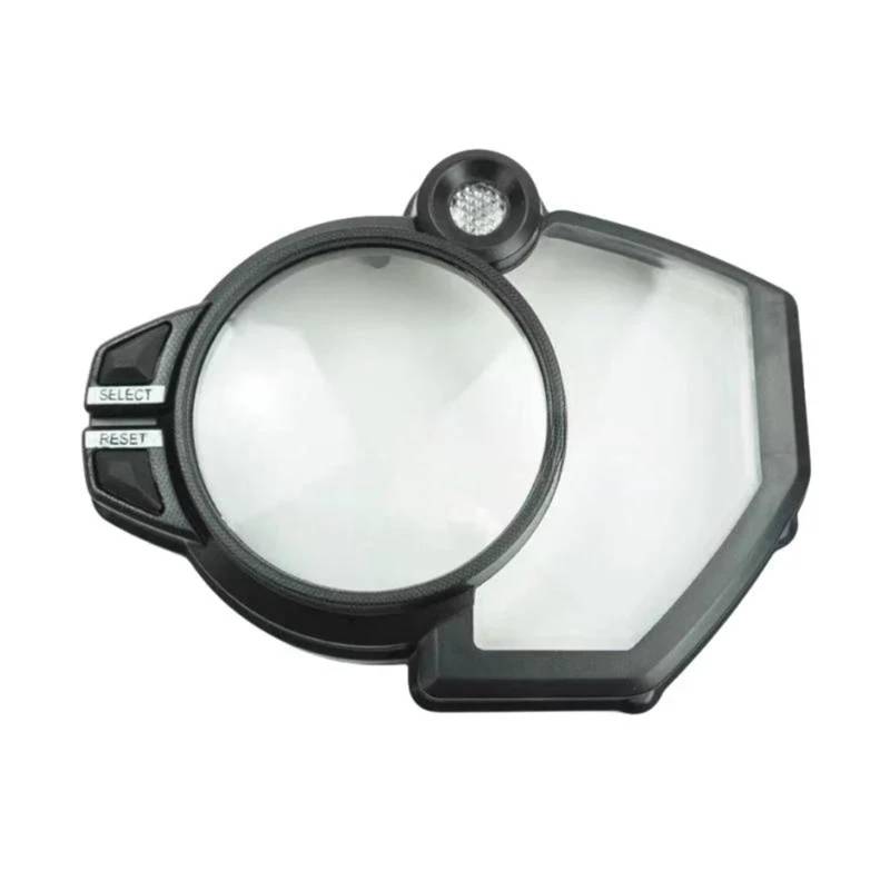 Tachometer Gehäuseabdeckung Kompatibel Mit R6 2017 2018 2019 2020 Motorradinstrument Für Geschwindigkeitsmessergehäuse Kilometerzähler Drehzahlmessergehäuse Dekoration Instrumentengehäuse(A cover) von EASDTG
