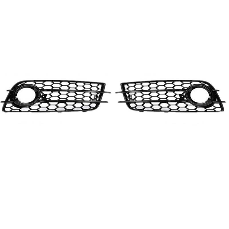 EASTERTIME RS4 Style Frontstoßstange Unterer Kühlergrill Nebelscheinwerfergrill Passend for Audi A4 B8 S-line S4 2009–2012 Nebelscheinwerfergrill 8K0807681C01C 8K0807681C Frontstoßstangengitter (Colo von EASTERTIME
