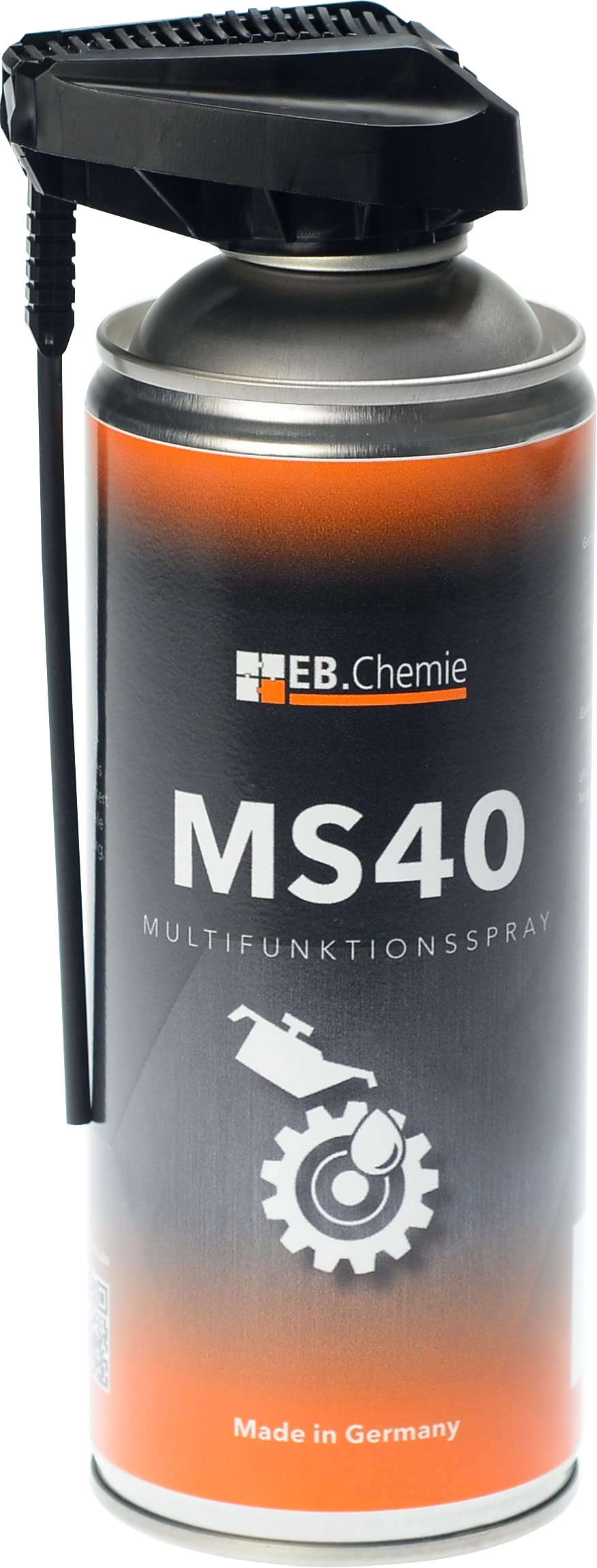 EB.Chemie Multifunktionsspray MS40, Das Multitalent, 400ml Aerosoldose, High-Tech-Produkt, Korrosionsschutz/Pflegeöl, Rostlöser, Wasserverdränger, Reiniger EB.Chemie Multifunktionsspray MS40, Das Multitalent, 400ml Aerosoldose, High-Tech-Produkt, Korrosionsschutz/Pflegeöl, Rostlöser, Wasserverdränger, Reiniger von EB.Chemie