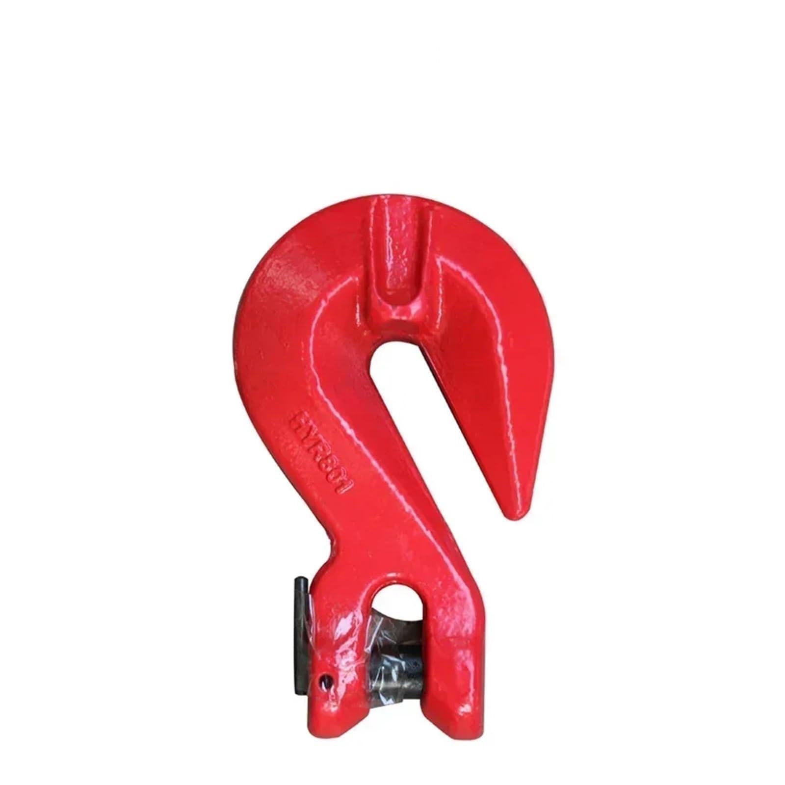 EBAYTV Ratschengurte, Hochfester Kranhebeverschluss mit 80 Stufen und Zienhorn-Form und Schloss, australischer Greifhaken mit Tragwicht von 1–5 Tonnen(AU WLL 2T Chain 8mm) von EBAYTV