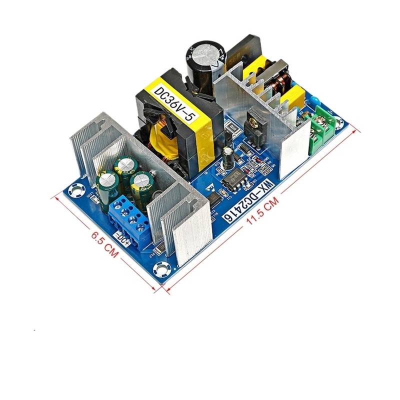 Geregelte Stromversorgung, Isoliertes Schaltnetzteilmodul AC 100-240 V bis DC 36 V 48 V 60 V 4 A 5 A 6 A 7 A 8 A Spannungsregler Industrie-Bare-Board(36V 5A) von EBAYTV