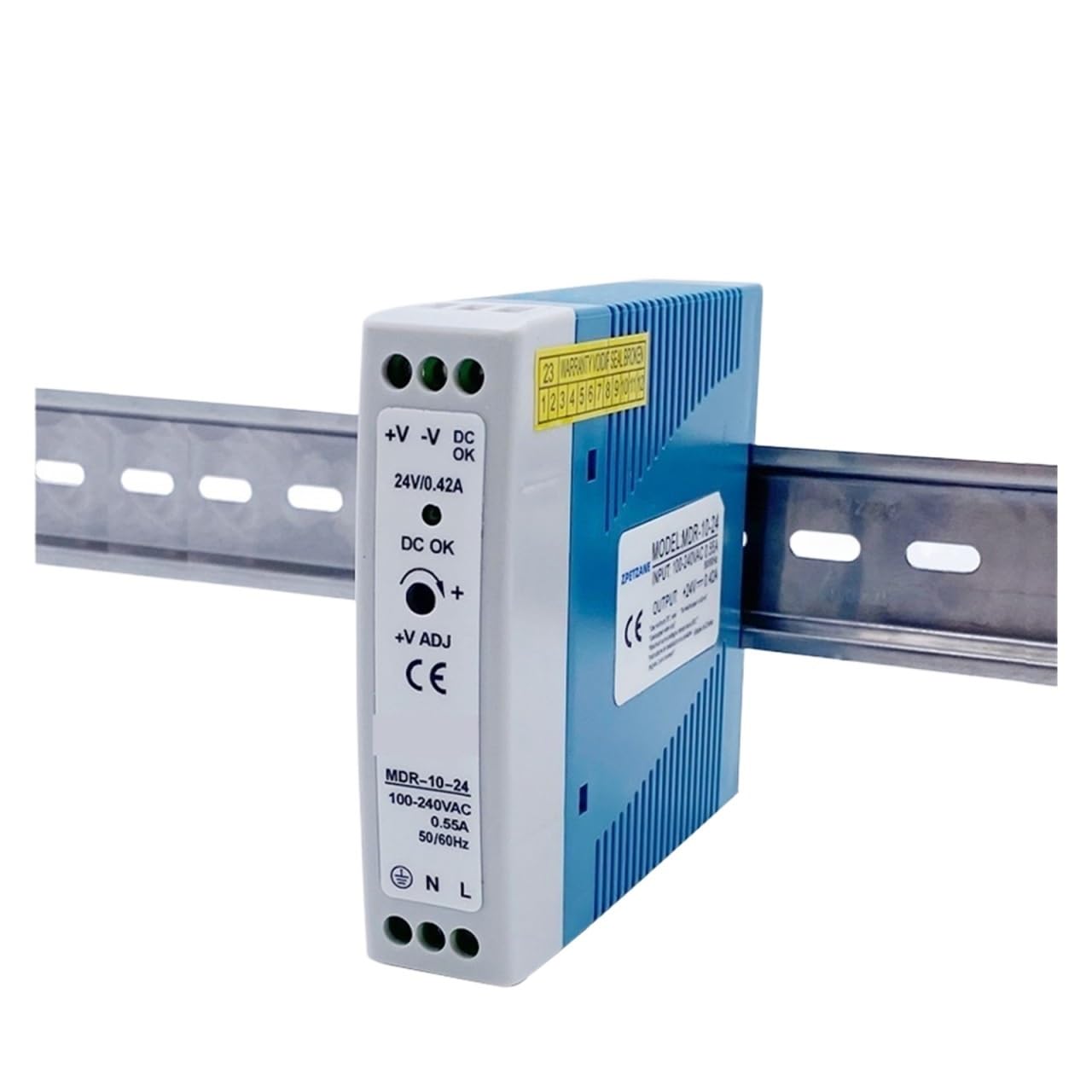 Geregelte Stromversorgung, MDR-10W AC100-240V Eingang DC 12V 24V Quelle Ausgang Industrieller Mini-DIN-Schienenschalter Netzteil Spannungswandler(MDR-10-24) von EBAYTV