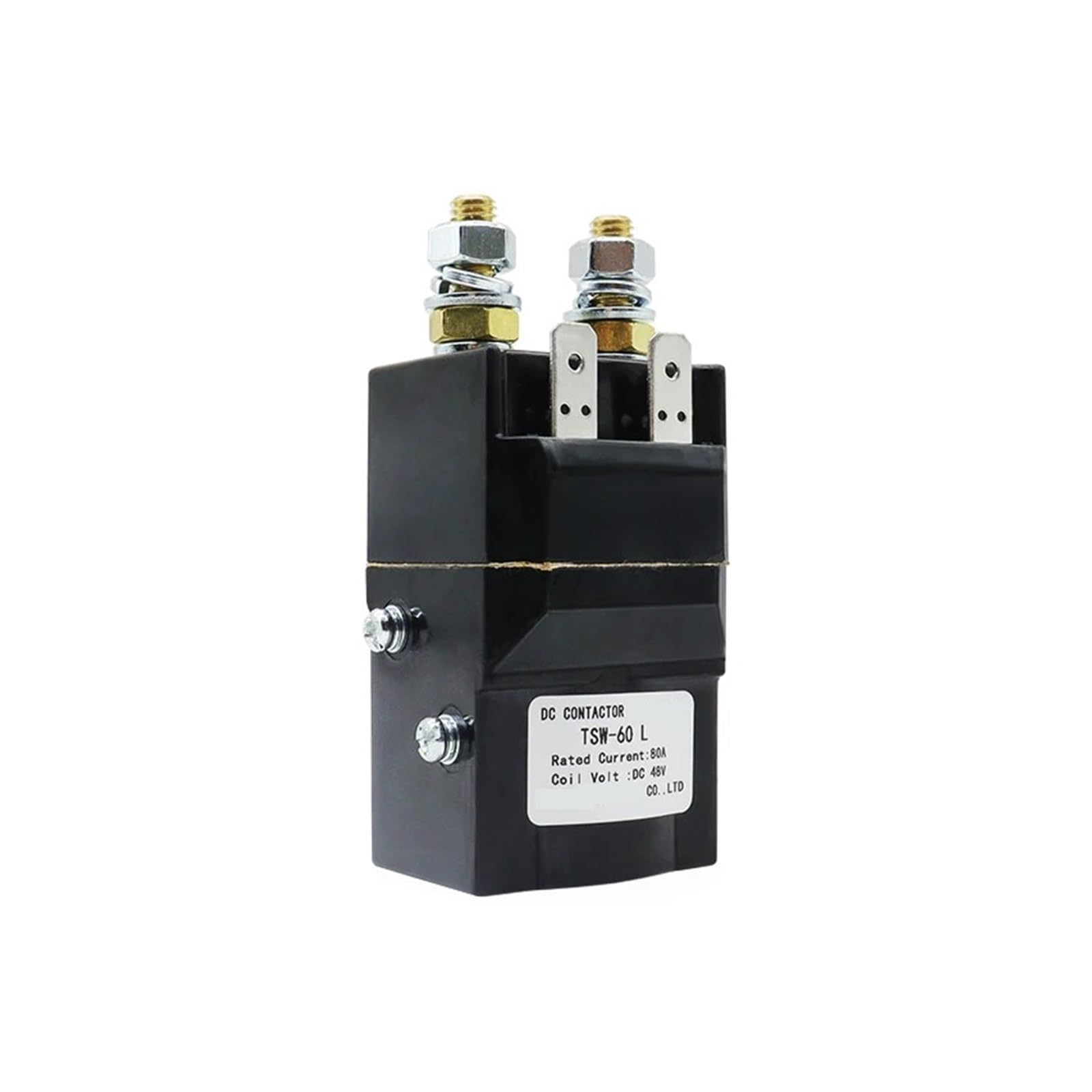 Motorschütze, 80A TSW60L Leistungsrelais 1NO DC Schütz 24V 48V for Auto Elektro Gabelstapler Schiffe Batterie(48V arc) von EBAYTV