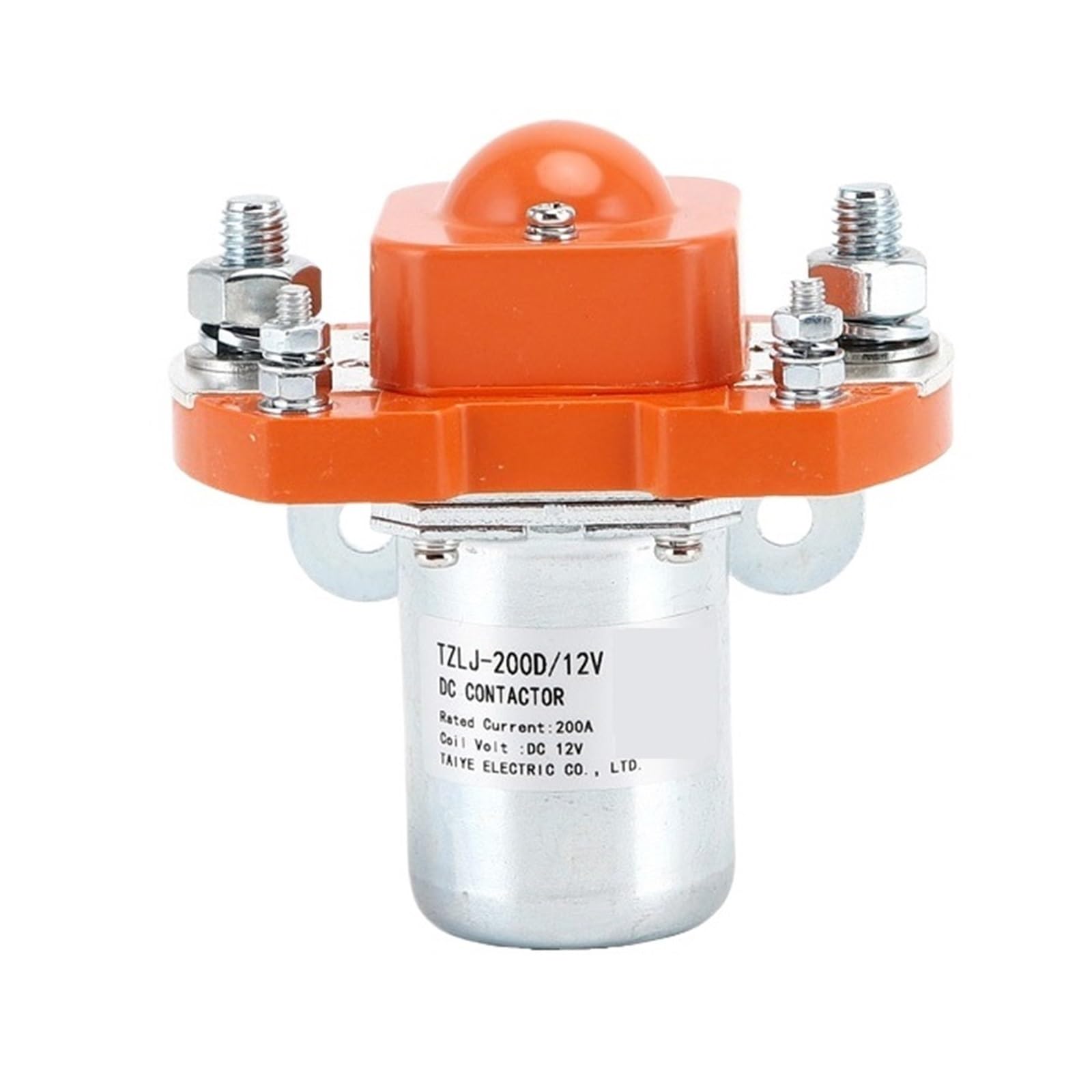 Motorschütze, MZJ-200A ZJ200A SZJ200A DC12V 24V 48V Schütz for Elektrische Fahrzeug Gabelstapler Batterie Auto Traktor Winde Motor 1NO Normal offen(12V 1NO) von EBAYTV