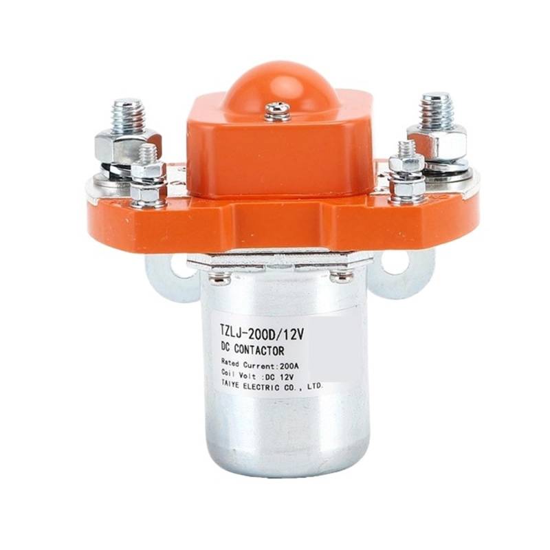 Motorschütze, MZJ-200A ZJ200A SZJ200A DC12V 24V 48V Schütz for Elektrische Fahrzeug Gabelstapler Batterie Auto Traktor Winde Motor 1NO Normal offen(12V 1NO) von EBAYTV