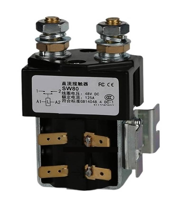 Motorschütze, SW80 NO + NC 24V 36V 48V 60V 72V 100A DC Schütz for Motor Gabelstapler Elektromobil Greifen Wehicle Auto Winde(60V) von EBAYTV