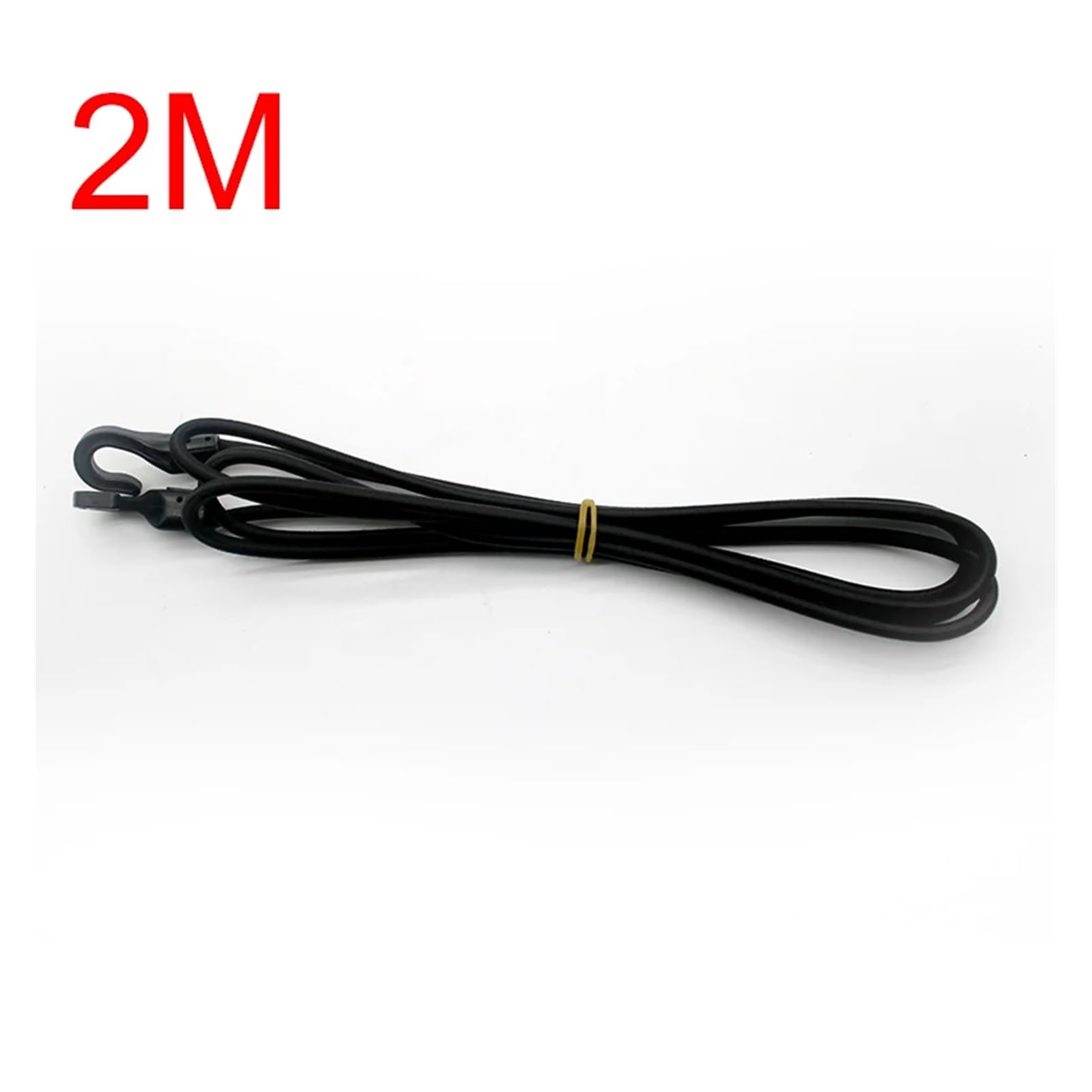 Ratschengurte, 0,4 m/1 m/1,5 m/2 m Hochleistungs-Elastik-Bune-Schock-Cord-Gurt Stretch-Kunststoffhaken Autopäckzelt Kajakboot Kanu Fahrradseilbinder(2m) von EBAYTV
