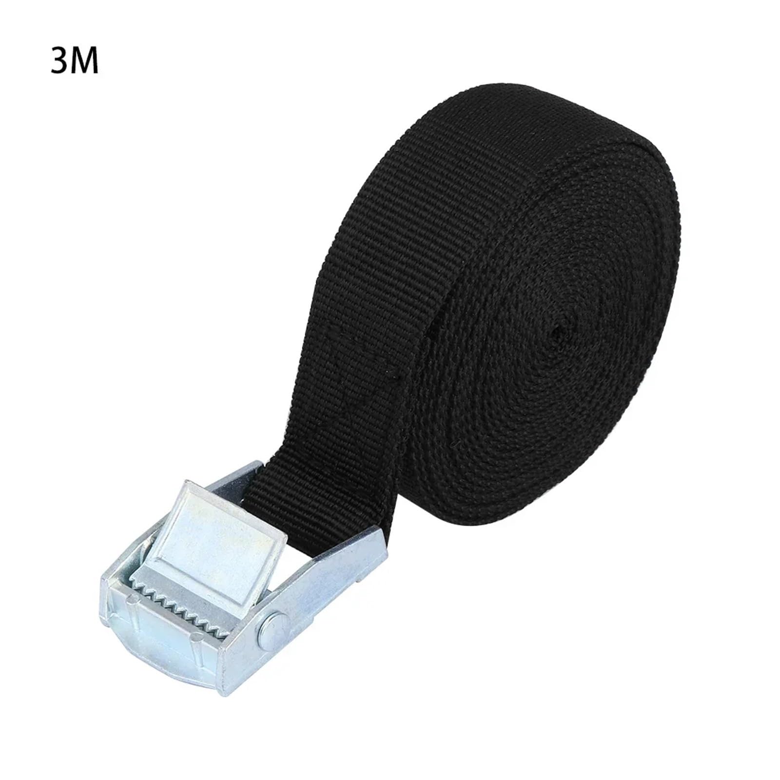 Ratschengurte, 1-6M Schwarz Heiße Neue Schnalle Gürtel Auto Fracht Strap Starke Ratsche päck Zurrgurt Fracht Bündelung Auto Zubehör(3m) von EBAYTV