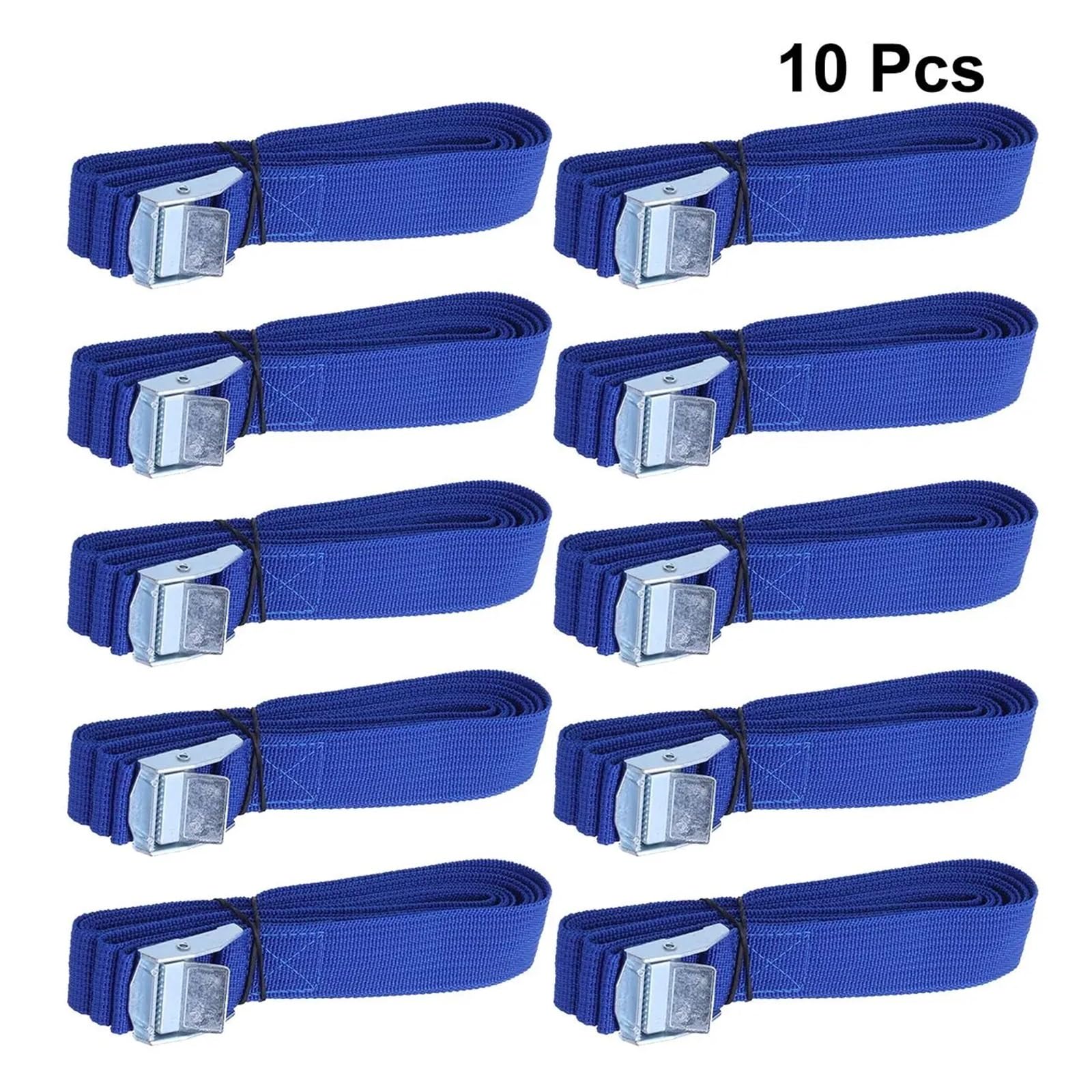 Ratschengurte, 2,5 m Zurrgurte mit Schnalle, Nylon-Schnellverschluss-Zurrgurte for Festbinden von Ladung, Autodachträr, päck, Kajakträr, Umzug(10PC) von EBAYTV