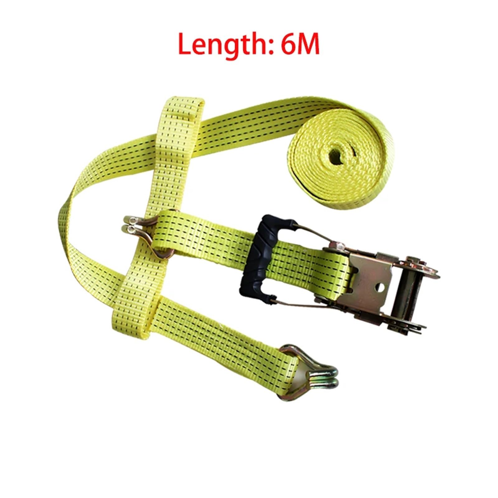 Ratschengurte, 2", 50 MM, 5TX3-6M, super dick, Ratschen-Zurrgurt, Ladungszurrgurt, Auto-Motor-Versand-Paketgurt, Versandgurt, Montaschlin(6m) von EBAYTV