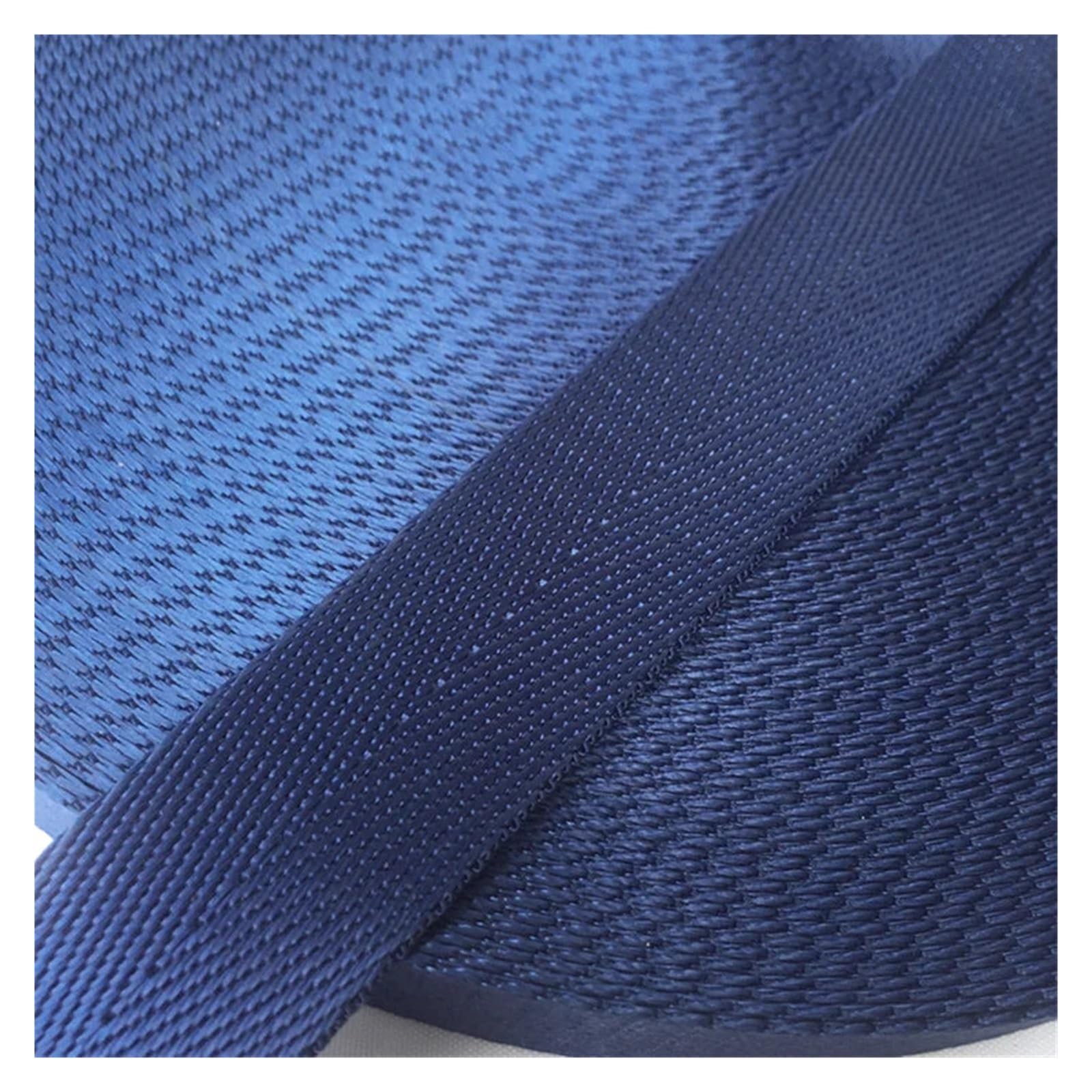 Ratschengurte, 2 Meter 1" (25 mm) Hochwertiges Gurtband aus Nylon mit Fischgrätenmuster, Rucksack-Umreifung, Nähtasche, Gürtelzubehör(Deep Coffee) von EBAYTV