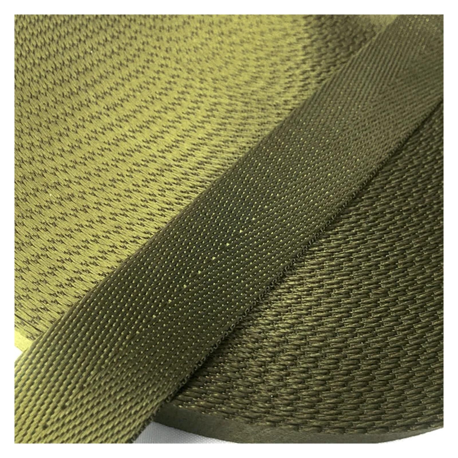 Ratschengurte, 2 Meter 1" (25 mm) Hochwertiges Gurtband aus Nylon mit Fischgrätenmuster, Rucksack-Umreifung, Nähtasche, Gürtelzubehör(O) von EBAYTV