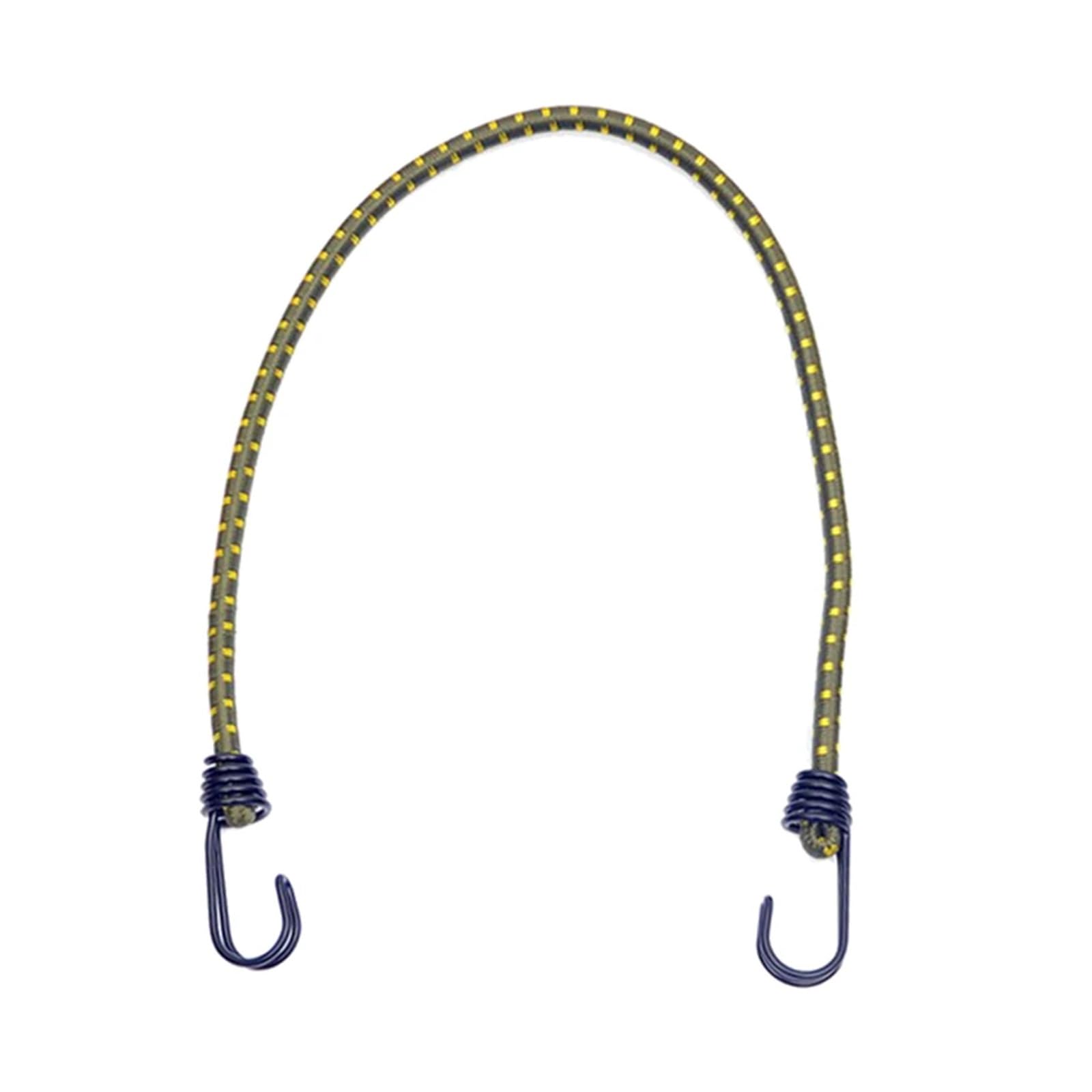 Ratschengurte, 24 '' Bune-Seil mit Haken Latex Starkes elastisches päckseil UV-beständis päckträr-Fracht-Camping-RV-Handwan-Verzurrgurte(Noir) von EBAYTV