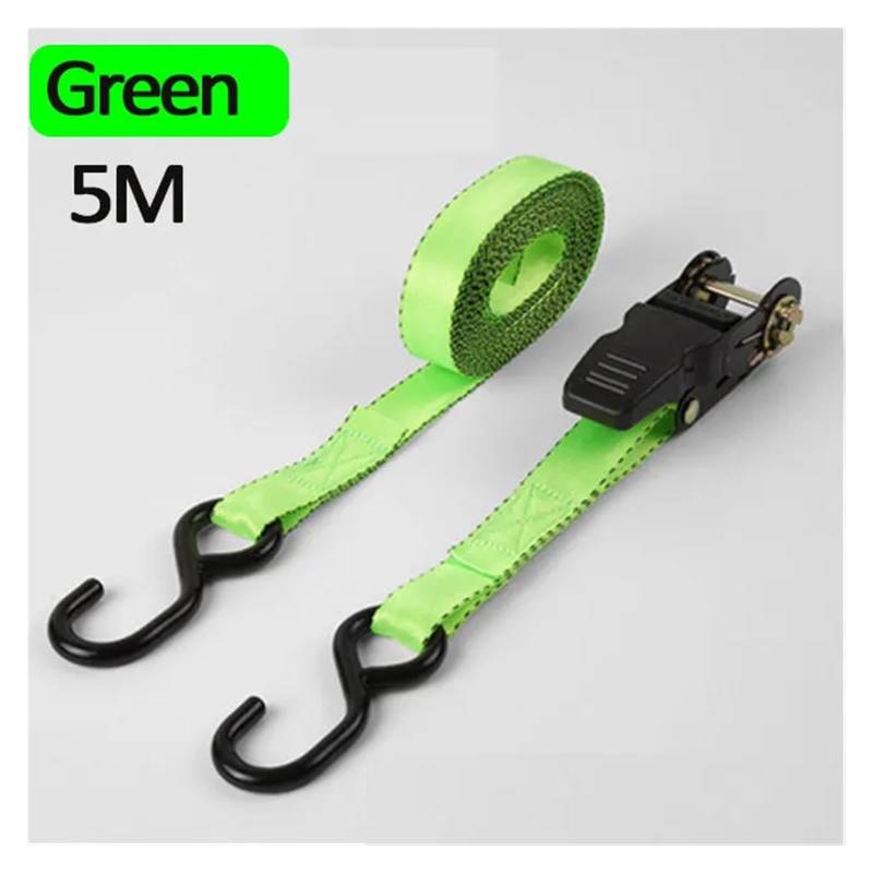 Ratschengurte, 5 m Hochleistungs-Spanngurt mit Ratsche for Auto und Motorrad – Starkes Ladungssicherungsseil for päck und Ausrüstung(Orange) von EBAYTV