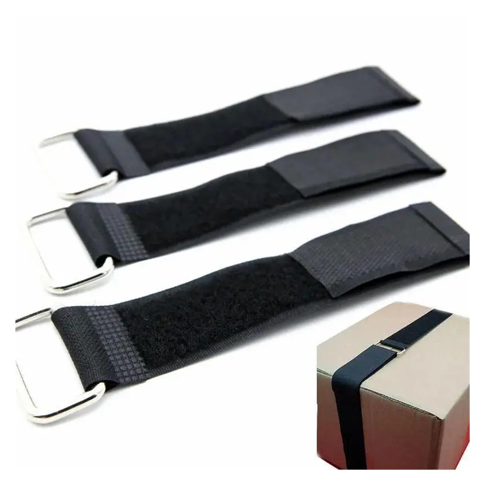 Ratschengurte, Metallschnalle Nylon Kabelbinder Frachtpäckhalter Verschlussgurte Yoga-Verband Motorrad Auto Outdoor Camping Taschen Aufbewahrungsband(40cm x 3cm) von EBAYTV