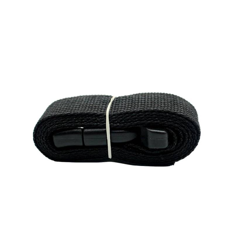 Ratschengurte, Reise-päckgurt aus strapazierfähim Nylon, schwarz, mit Nockenschnalle, Reise-Kits, Outdoor-Camping-Werkzeug(1M) von EBAYTV