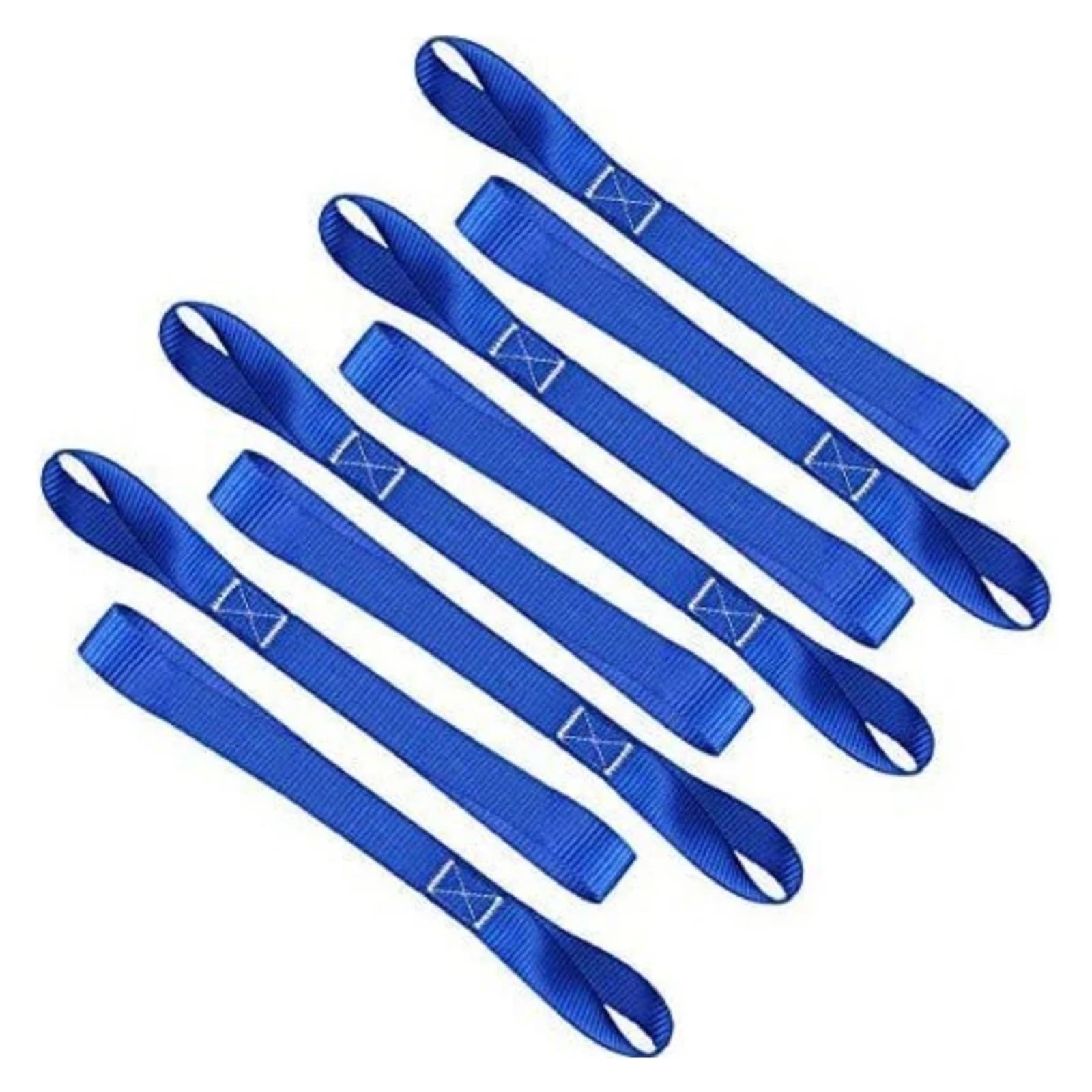 Ratschengurte, Weiche Schlaufen-Spanngurte zur Ladungssicherung for ATVs, UTVs, Motorräder, Roller, Dirtbikes, Rasen- und Gartenräte, 6 Stück, 40,5 cm(Black 2Batteries) von EBAYTV