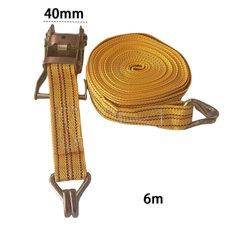 Ratschengurte, Zurrgurt Starker Ratschengurt päck Ladungszurrgurt Spanngurt mit Metallschnalle Ladungsgurte LKW-Umreifungsgurt(6 Meter) von EBAYTV