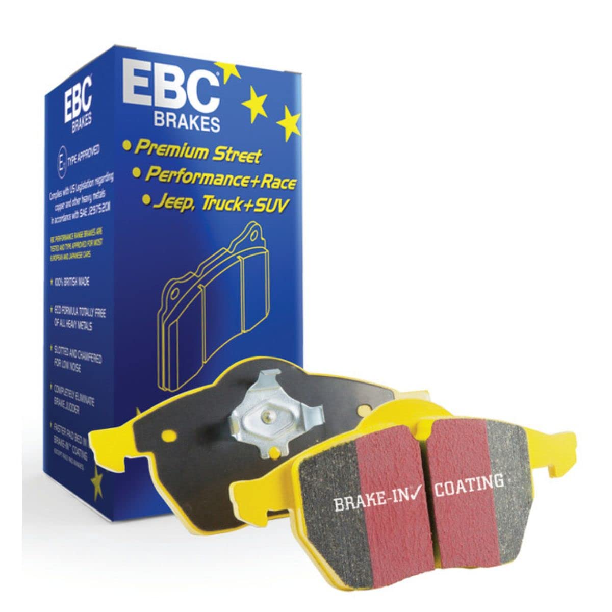 EBC Brake DP41888R Bremsbeläge für Uso Stradale und Trackday Yellowstuff 4000 Series von EBC Brake