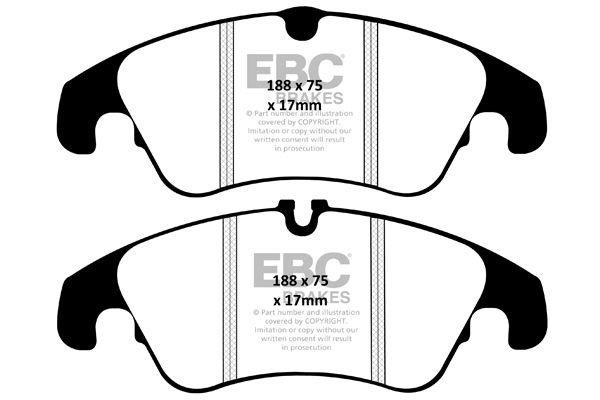 Bremsbelagsatz, Scheibenbremse Vorderachse EBC Brakes DP32055C Bremsbelagsatz, Scheibenbremse Vorderachse EBC Brakes DP32055C von EBC Brakes