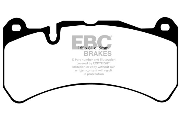 Bremsbelagsatz, Scheibenbremse Vorderachse EBC Brakes DP41591R von EBC Brakes