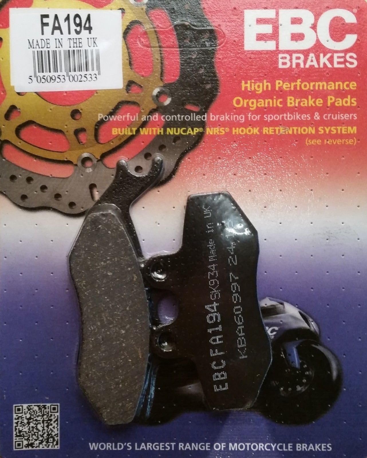 EBC Brake Pads FA194 EBC Brake Pads FA194 von EBC Brakes